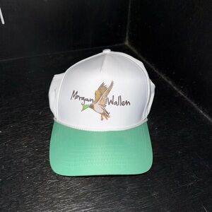 Morgan Wallen White and Green Trucker Hat